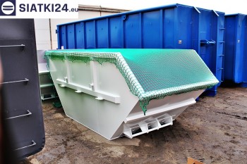 Siatki Dębica - Siatka przykrywająca na kontener - zabezpieczenie przewożonych ładunków dla terenów Dębicy