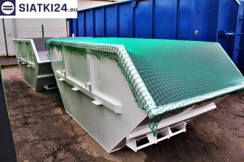 Siatki Dębica - Siatka przykrywająca na kontener - zabezpieczenie przewożonych ładunków dla terenów Dębicy